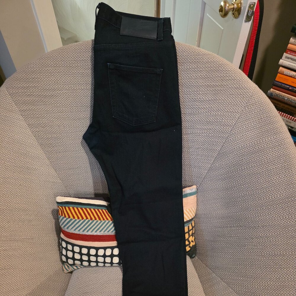 Naked and Famous 11oz Stretch Selvedge w/ Black Weft | Size 32 Easy Guy